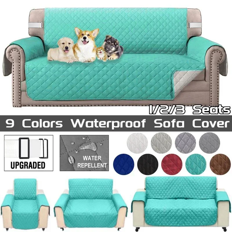 1/2/3/ Seater Sofa Cover Water Repellent Pet Dog Kids Sofa Cover For Living Room Or Bedroom Furniture Protector Covers