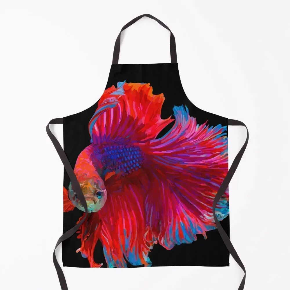 

SIAMESE FIGHTING FISH Apron Woman Kitchens Things For The Kitchen Chef Accessory kitchen woman Apron