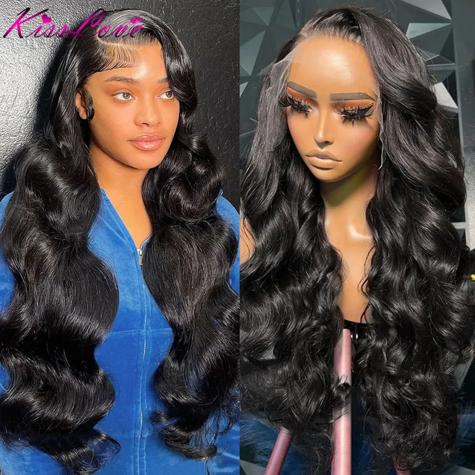 

Kiss Love Body Wave 13x4/13x6 HD Lace Front Human Hair Wigs Glueless Wig Pre Plucked 5x5 Lace Closure Wigs 360 Lace Frontal Wigs