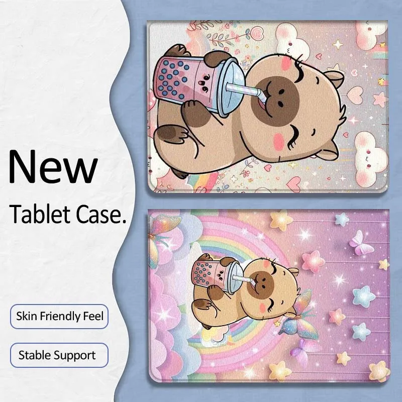 

Capybara Popular Art Cartoon For Xiaoxin Lenovo Tab P12 Extreme Legion Y900 Idea Pro GT 12.1 2025 Foldable Tablet Case Gift
