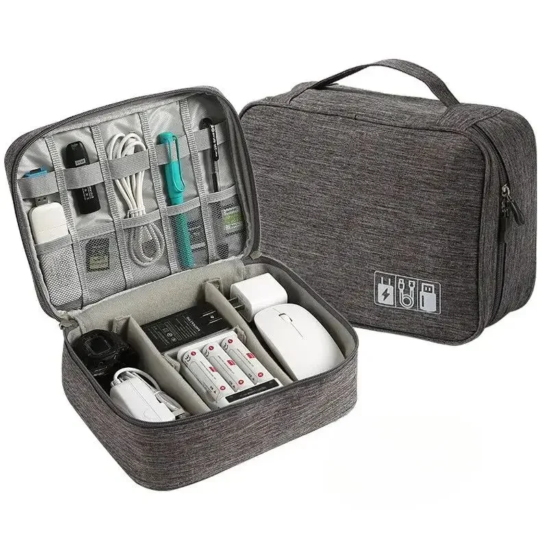 

Portable USB Data Line Charger Plug Storage Bag Travel Cable Organizer Cable Storage Bag Waterproof Digital Electronic Organizer