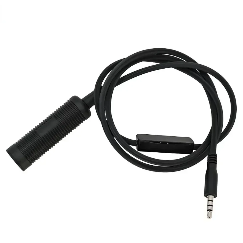 Mini phone PTT 3.5mm plug, compatible with Pelto MSA tactical headset