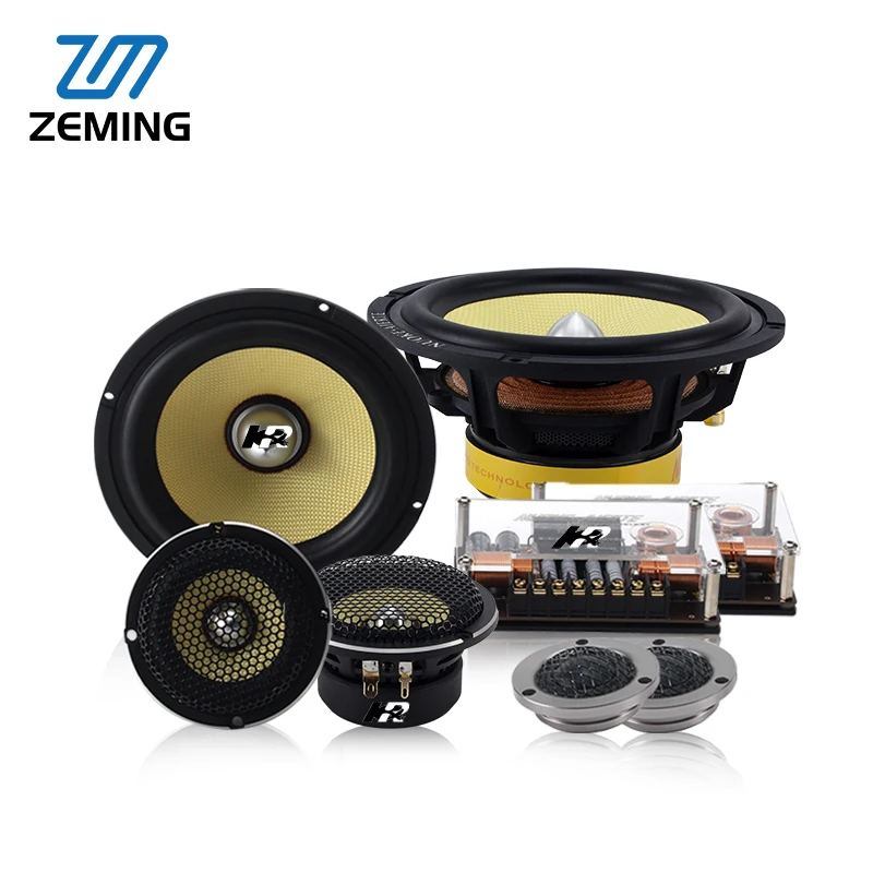 

High Performance 3-Way Premium Component Car Speaker Set 6.5 Inch Car Audio Component Speaker System