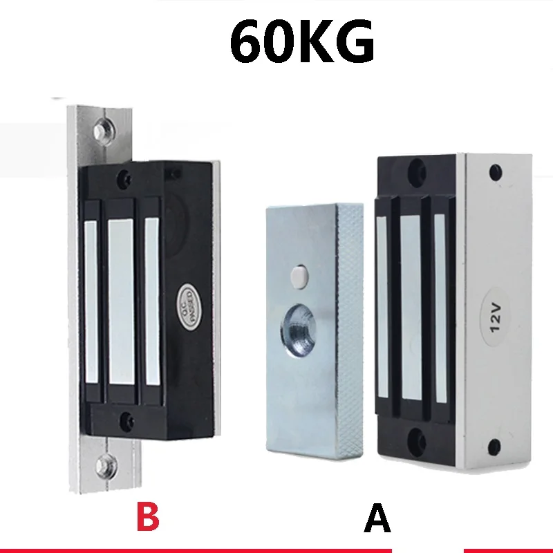 

2 units per order 12V 60kg Electronic Electric Magnetic Lock fail safe EM Lock Holding Force Electromagnetic Door Entry Access