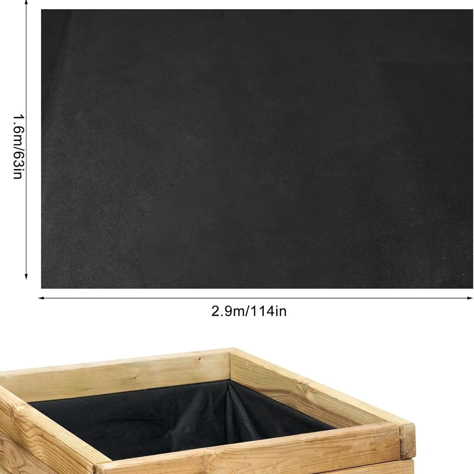 Gardening Landscape Fabric Ground Grow Black Planting Versatile Weeds Barrier Fabric Weeds Control Cloth Sofa Base Cloth