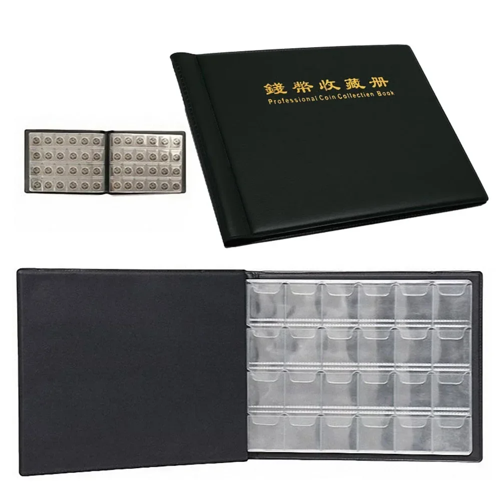 Professional Coin Medalhões saco de armazenamento, Album Organizer Tool, Moedas Scrapbook, 2-Euro Folhas, 240pcs