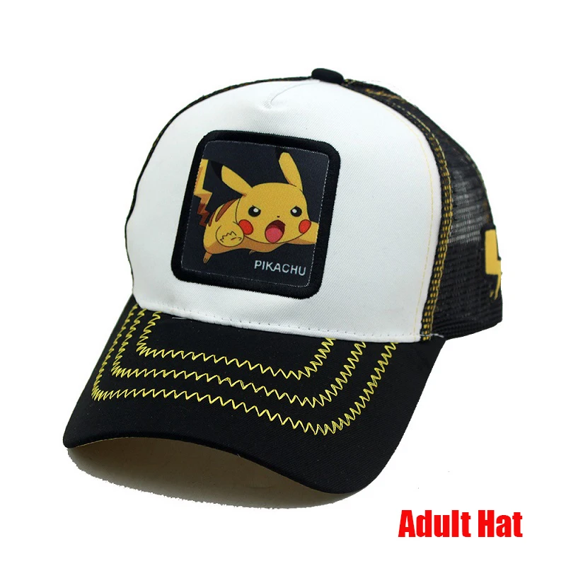 Anime Figuur Pokemon Baseball Cap Pikachu Hoed Verstelbare Pokemon Cosplay Hip Hop Cartoon Volwassen Hoeden Jongen Meisje Kinderen Verjaardagscadeautjes