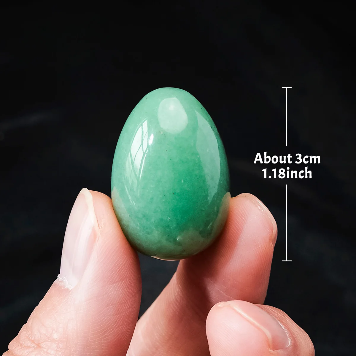 10pcs Natural Crystal Agate Semi-precious Stone, Mini Egg Carvings, Easter Egg Mineral Specimen Decor Ornaments