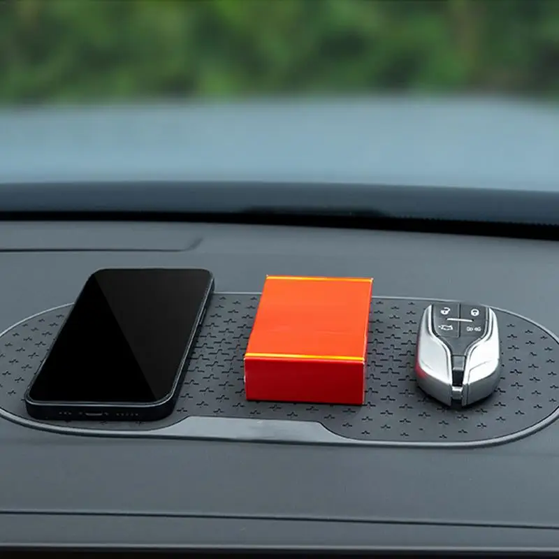 Dashboard Mat Sticky Anti-Slip PVC Mat Silicone Anti-Slip Storage Mat Pads Non-Slip Sticky Pad For Phone Key Holder Car Pad Mat