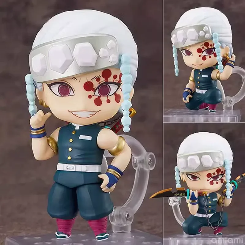 Figura de acción GSC Nendoroid Tengen Uzui, modelo de Anime Demon Slayer, estatua, decoración de escritorio, coleccionables, regalo de cumpleaños para niños
