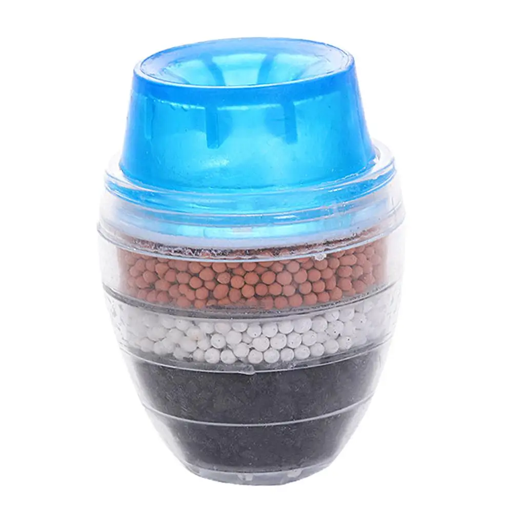 4xKitchen Water Saving Tap Nozzle Head Filter Anti-Splash Sprayer Blue