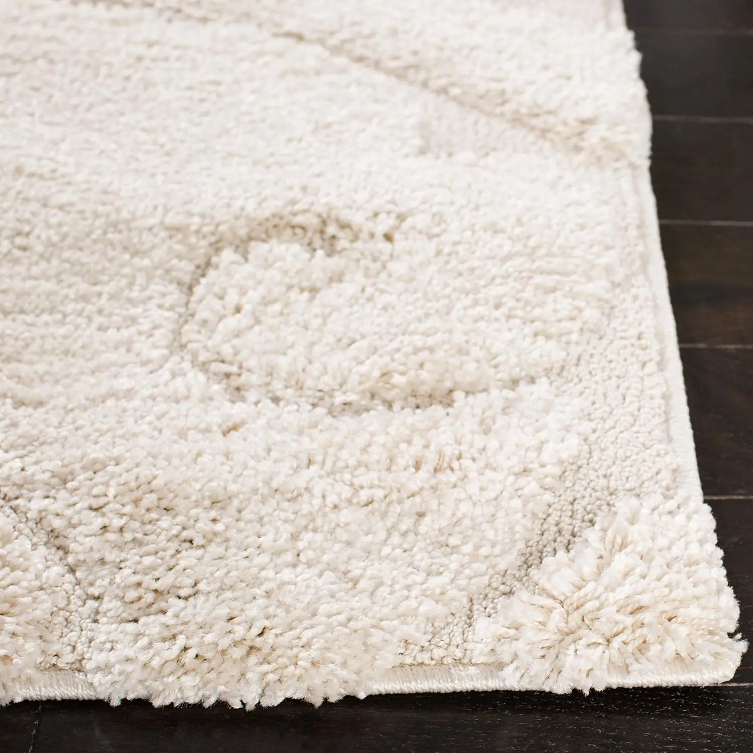 

Коврик Safavieh Florida Shag Collection Runner — 2 фута 3 дюйма X 9 дюймов, крем и крем, дизайн прокрутки, не линяет и легкий уход, 1,2 дюйма