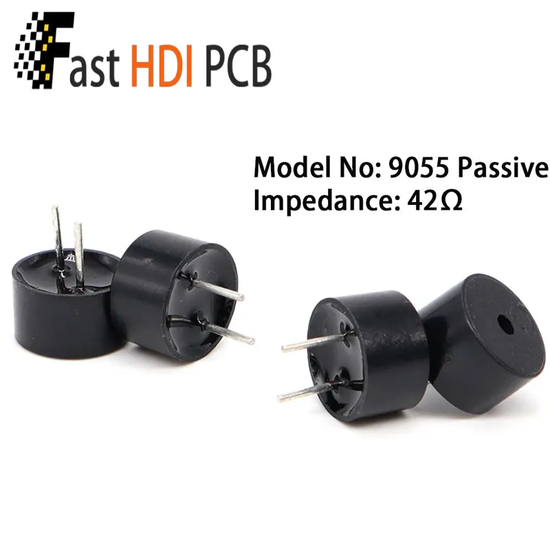 パッシブブザー 9055 9x5.5mm インピーダンス 5.5/16/42Ω 耐高温性 | 最高コストパフォーマンス電子部品 | 工場直販