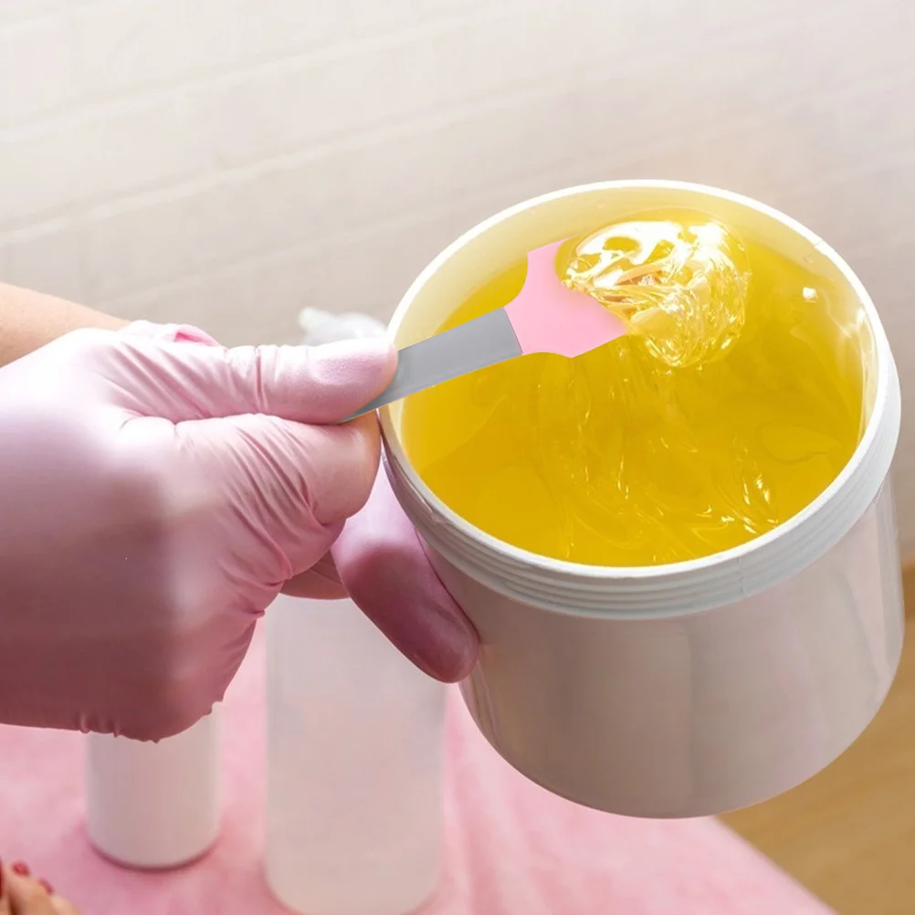 5 قطع من مكشطة شمع التجميل، رأس فرشاة من السيليكون، أداة سهلة العناية، قناع اليد، مستلزمات المكياج، مكشطة شمع التجميل
