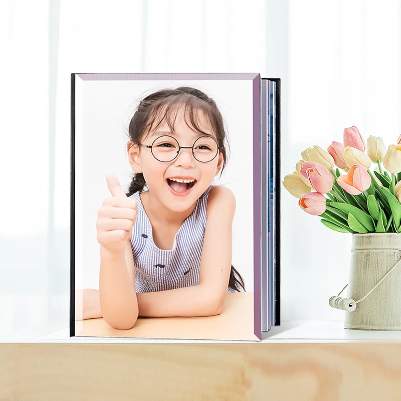 Custom Made Photo Book Crystal PhotoBook Photograph Album  Photo Book Free Design Lovers Gift Photo Print