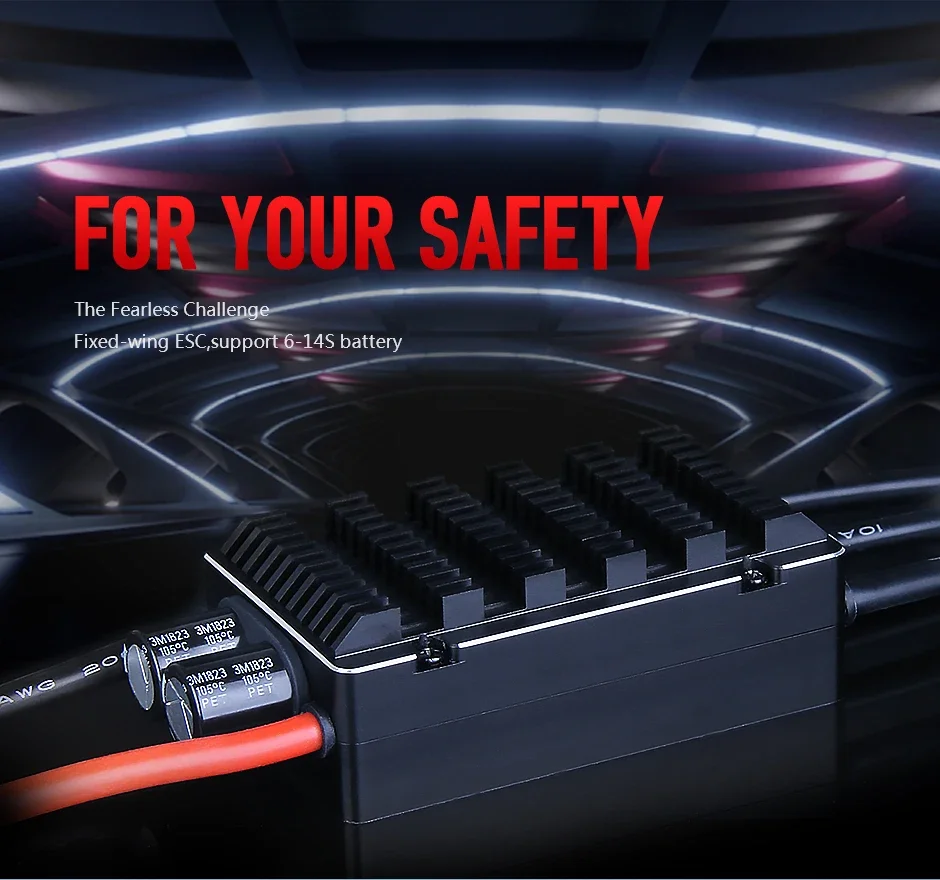 

T-Motor AT Series ESC AT115A 14S OPTO ESC VTOL Модель самолета с неподвижным крылом Электронный регулятор