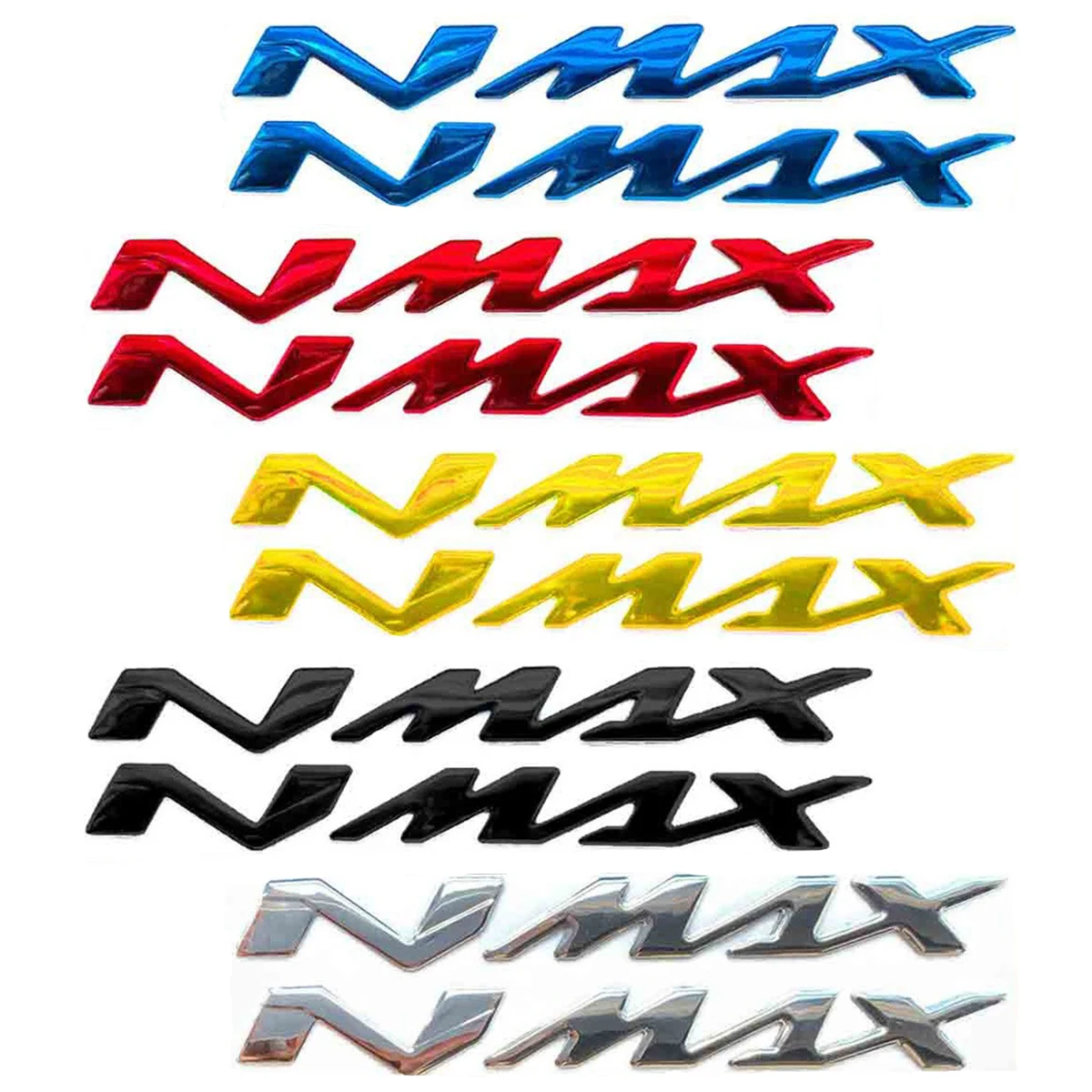 AliExpress NONE Nmax 155 160 Logo Emblem 3D Gel Stickers Motor Bike Scooter Body Motorcycle Decals Accessories for Yamaha NMAX155 V2