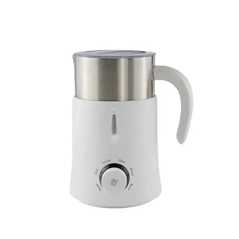 Large capacity touch button electric coffee milk frother hot and cold foamer