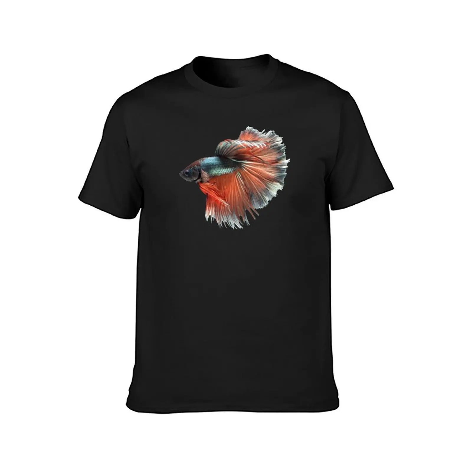 Golden Betta Siamese Fish T-Shirt customs sublime men clothings