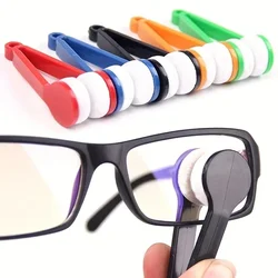 3PCS Portable Lens Cleaning Cloth for Sun Glasses Eyewear Microfiber Spectacles Cleaner Soft Brush Tool Eyeglasses Clip Clothes