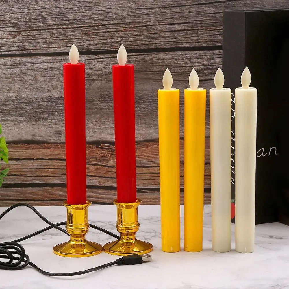 Candle Holders LED Lantern Light Ornaments Energy-saving Flameless Candle Lamp Battery Operated Party Decor Lights