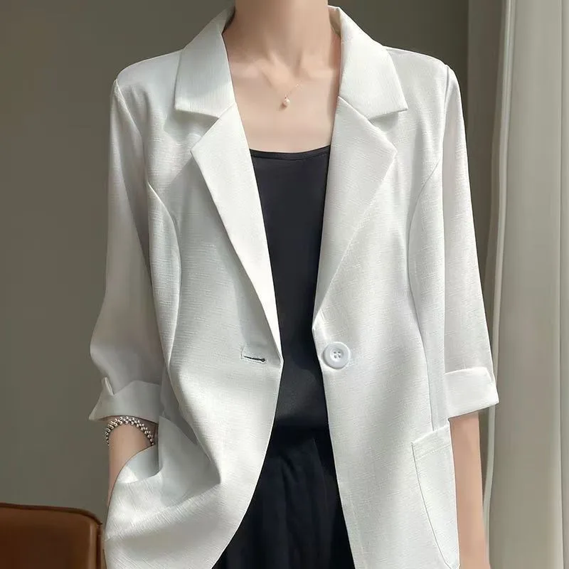 Blazer Women Suits Coats Shirt Vintage Turn Down Collar Full Sleeve Coat Y2k Streetwear Elegant Splice Shirts Blazers Autumn