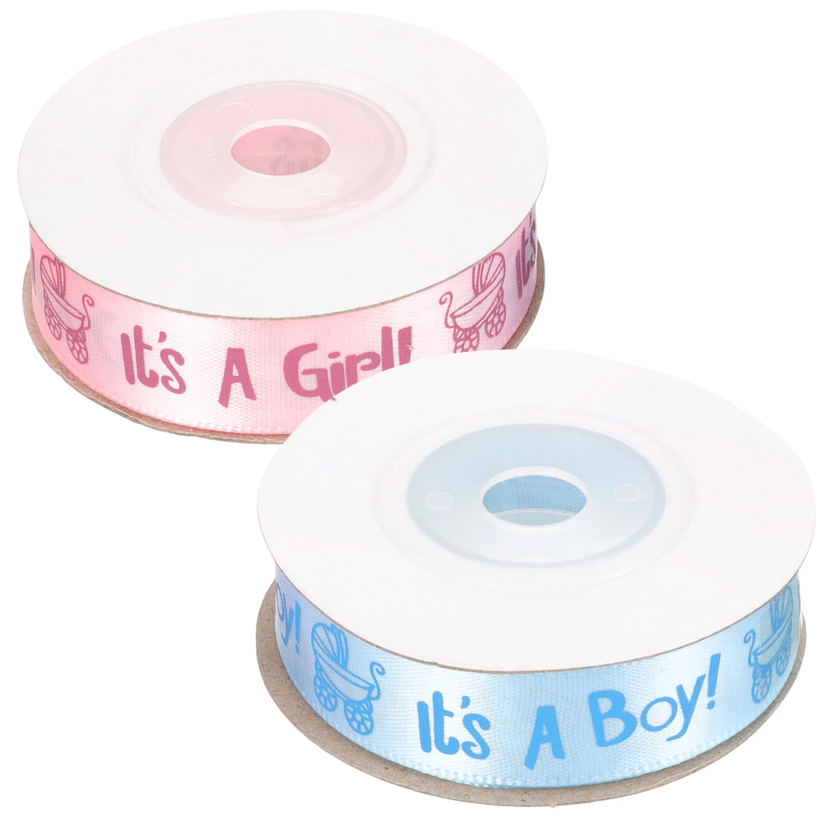 

2 Rolls Baby Playpen Packaging Tape Present Ribbon for Shower Bows Gift Wrapping Winter Package Personalized Favors Bride
