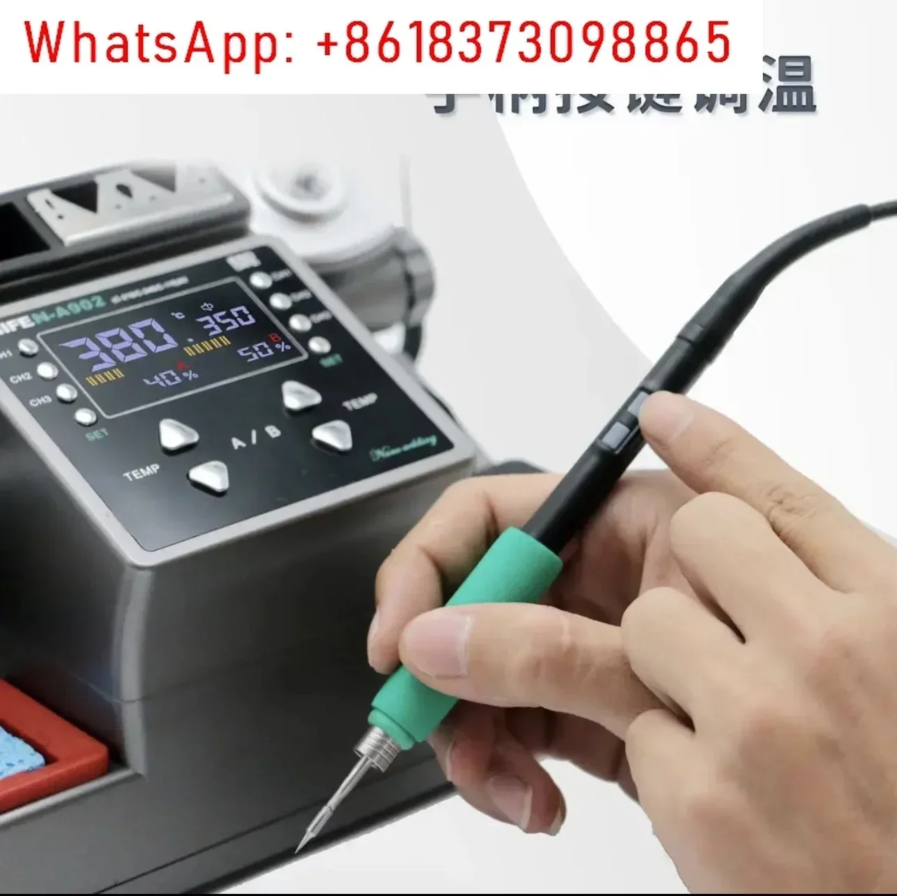 A902 double station soldering iron available C210 C115 C245 handle high power welding table