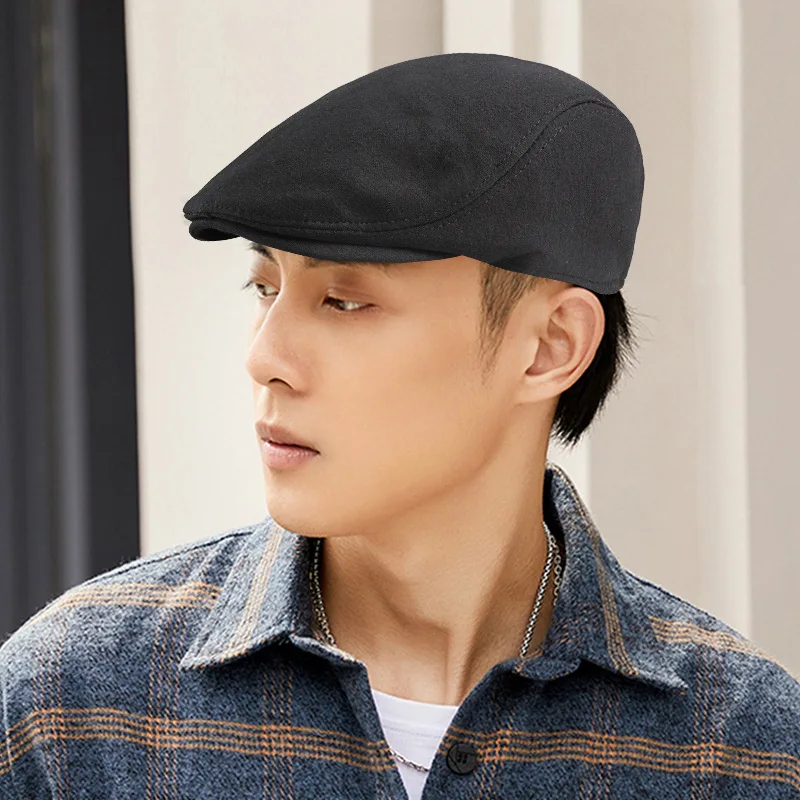 Cotton Knit Berets Men Women Newsboy Caps Girl Casquettet French Artist  Beanie Hat Vintage Plain Elegant Hot-sales