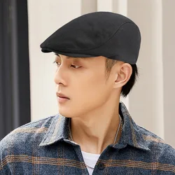 Cotton Knit Berets Men Women Newsboy Caps Girl Casquettet French Artist Beanie Hat Vintage Plain Elegant Hot-sales