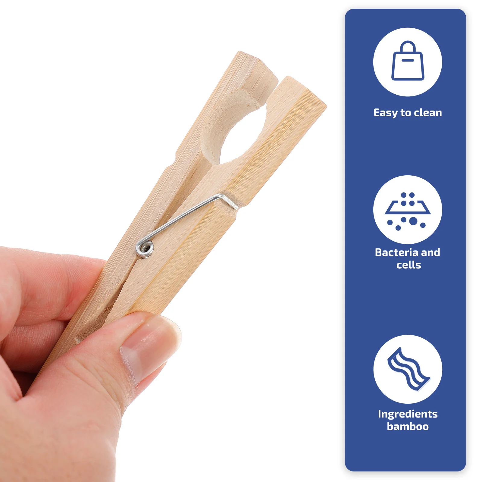 

10pcs Test Tube Clips Bamboo Laboratory Holder Glass Clamps Chemical Experiment Teaching Equipment Sturdy Long Handle