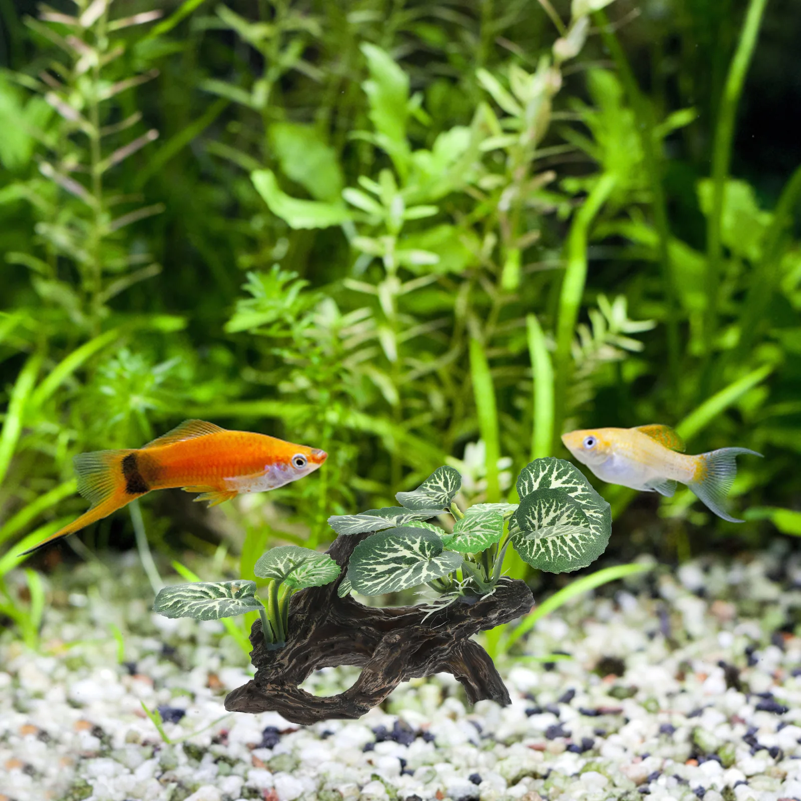 

Simulation Reptile Plant Lifelike Artificial Ornament for Fish Tank Reptile Box Decoration Stress Relief Habitat Plant Decor