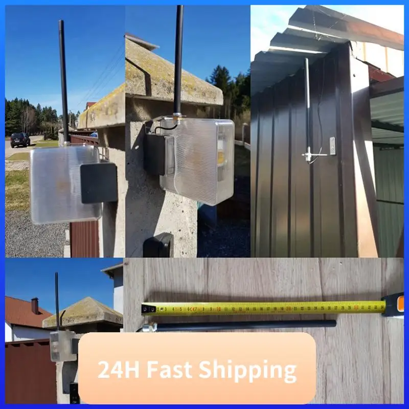Antena Universal de 433Mhz para puerta de garaje, repetidor amplificador de señal de Radio, antena de Control de puerta impermeable para exteriores de 433,92 Mhz