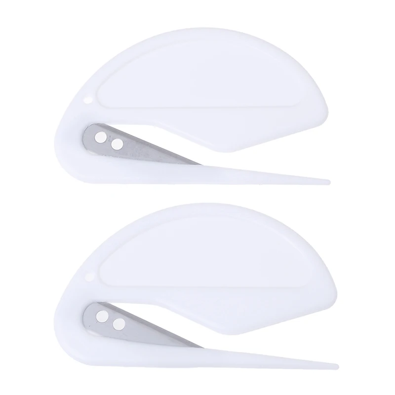 2pcs Economic Safe Open Letter Cutter Envelope Cutter Letter Opener Blade