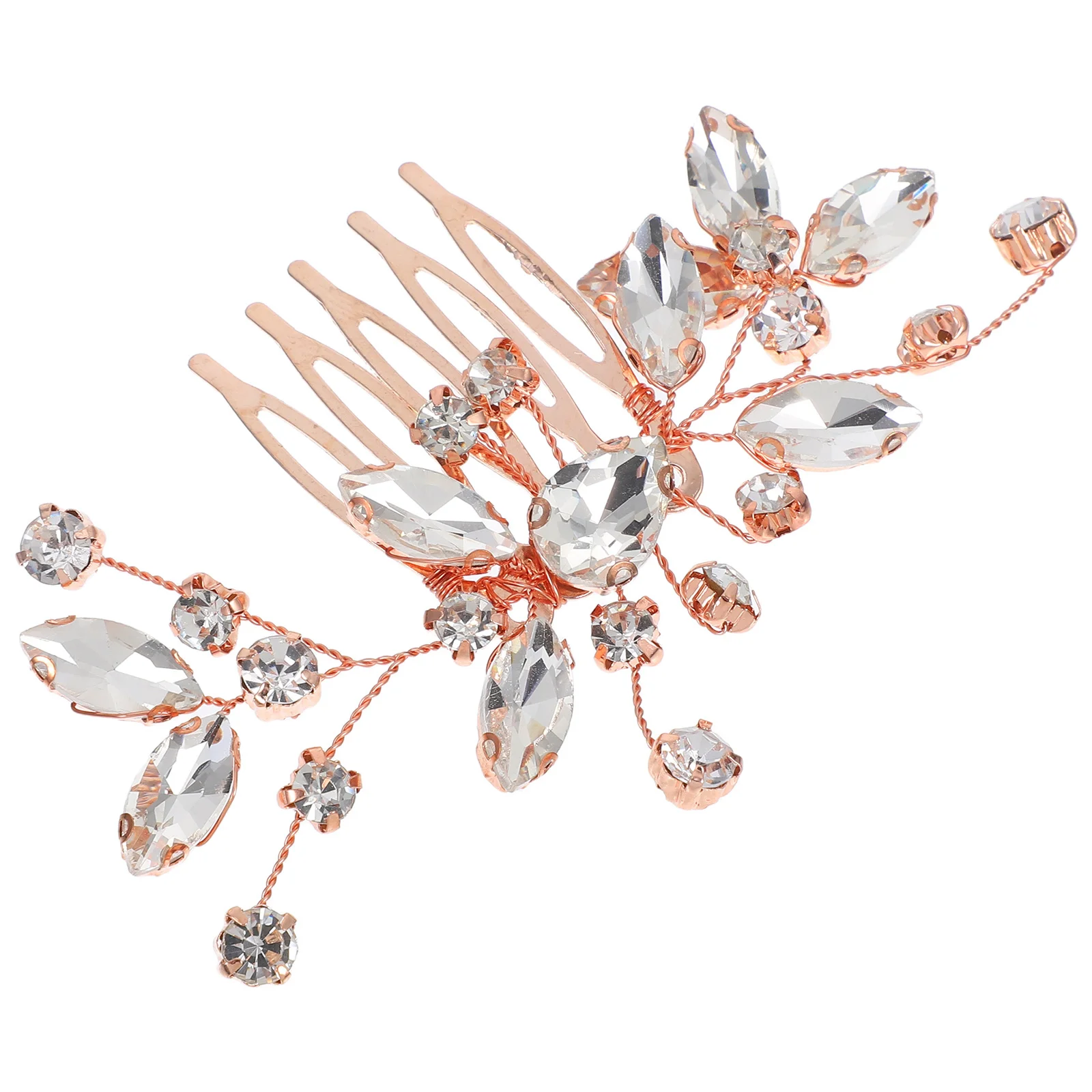 

Wedding Headpiece Bride Comb Rhinestone Bridal Side Hair Accessory Decorative Comb For Women Wedding Party Bridal Shower