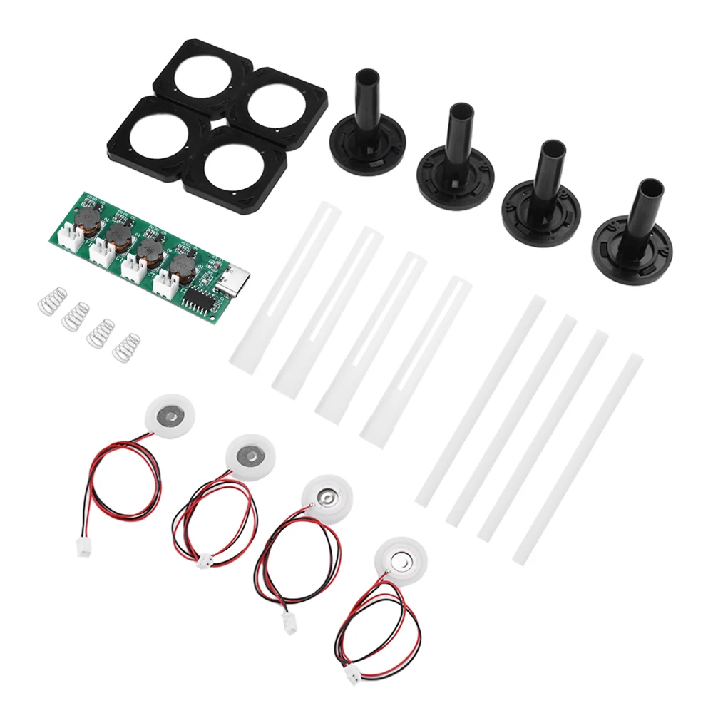 5V Type-C Mini Humidifier DIY Kits Mist Maker and Driver Circuit Board 4 Fogger Atomization Film Atomizer Sheet Oscillating