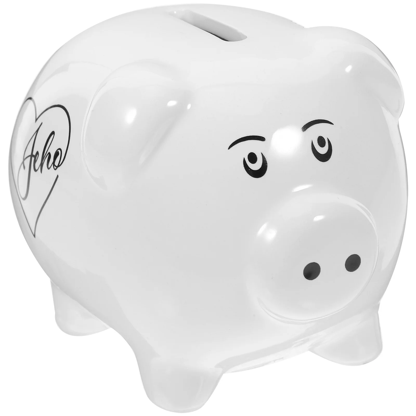 السيراميك الكرتون أصبع البنك لطيف خنزير تصميم عملة توفير جرة سطح المكتب حصالة للأطفال ديكور حصالة على شكل حيوان الفتيات خنزير ديكور #6