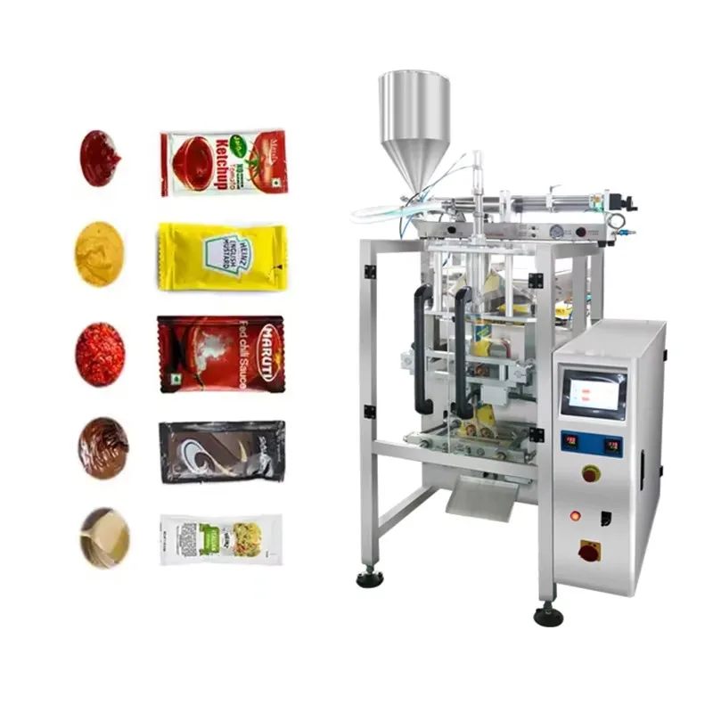 Multi-Function Packaging Machines Rice Biscuit Cream Infusion Hummus Fresh Milk Pouch Packing Machine