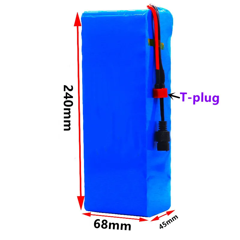 18650 batterie pack 1000W high power batterien 54,6 V 38000mAh Ebike elektrische fahrrad BMS mit Ladegerät T-stecker