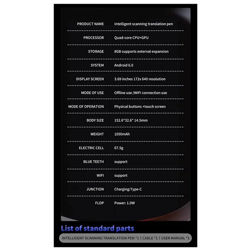 

【NEW】A29S 142 Languages Voice Scan Translator Pen Real Time Language Translator Dictionary Translation Business Abroad