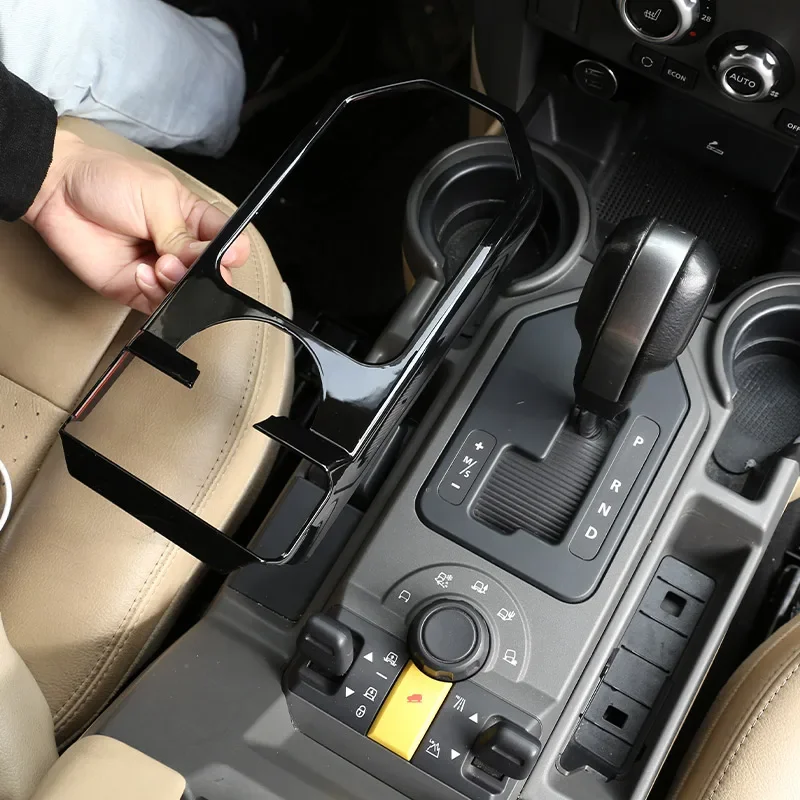 For Land Rover Discovery 3 LR3 2004-2009 ABS Car Center Control Shift Panel Frame Decorative Sticker Car Interior Accessories