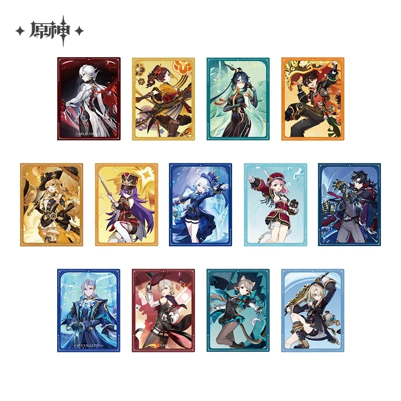 

Presale GS Impact Official Merchandise Wishes Series Character Paper File Lyney Lynette Freminet Furina Navia Xianyun 2024.09