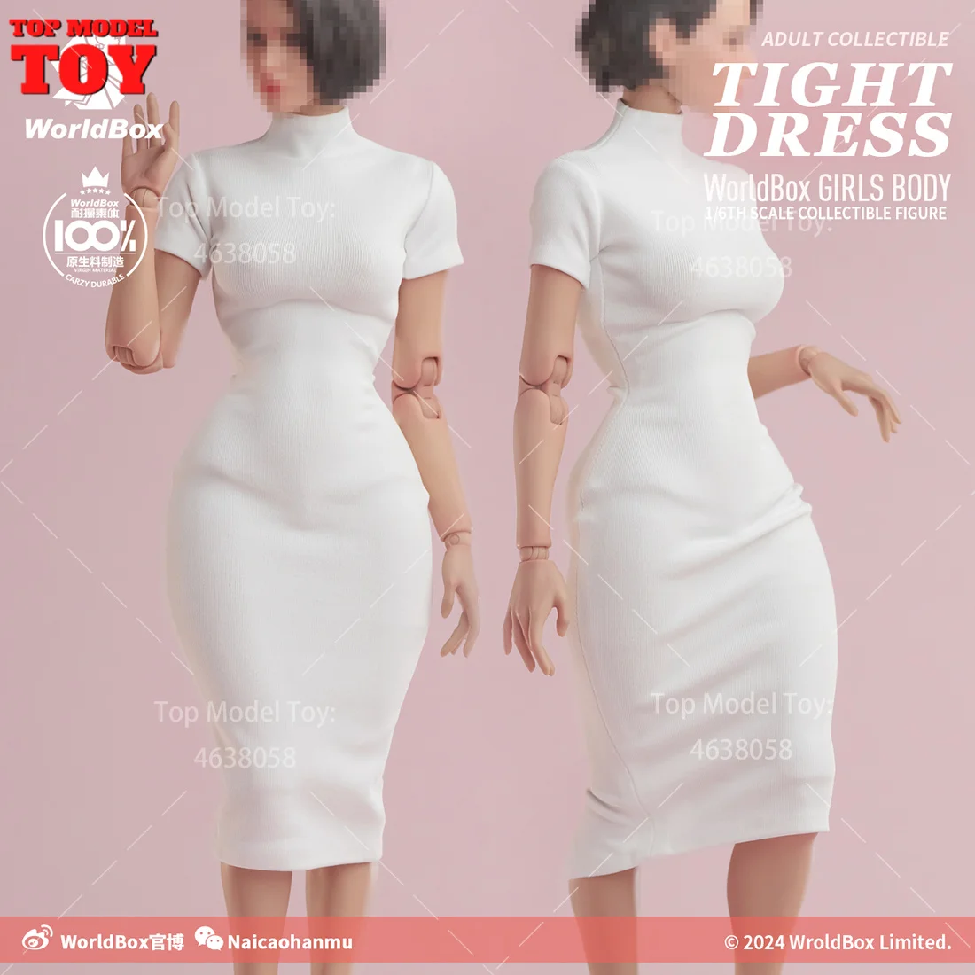 2025 Q2 Worldbox CA016 1/6 Bodycon Skirt with Leather Corset Clothes Model Fit 12'' TBL AT210 Female Soldier Action Figure Body