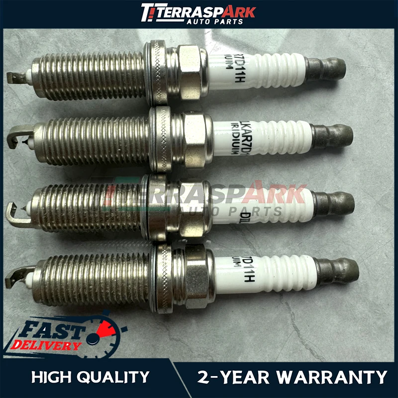 4 Iridium & Platinum Spark Plugs for Nissan Rogue Select Sentra 9029 DILKAR6A11