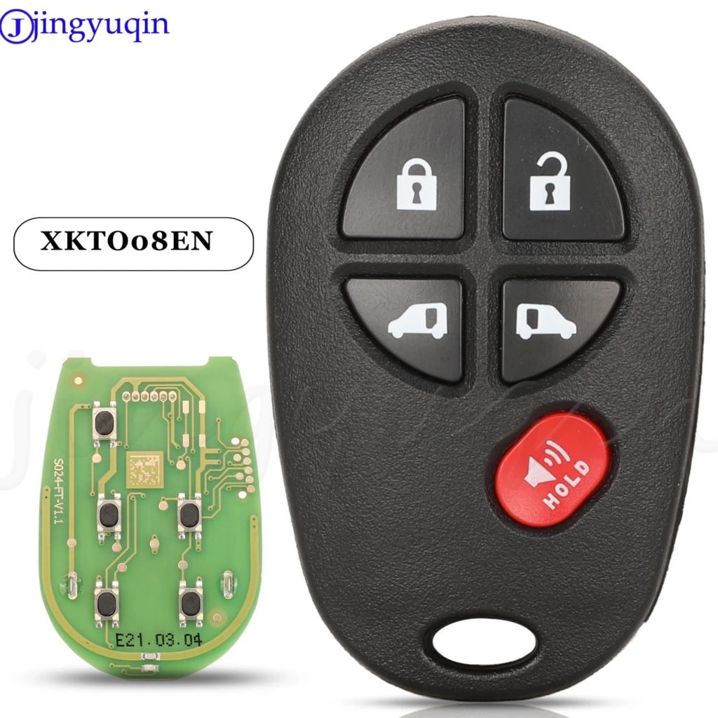 

Jingyuqin XKTO08EN Xhorse Wire Universal Remote Key For VVDI Key Tool English Version 5 Buttons