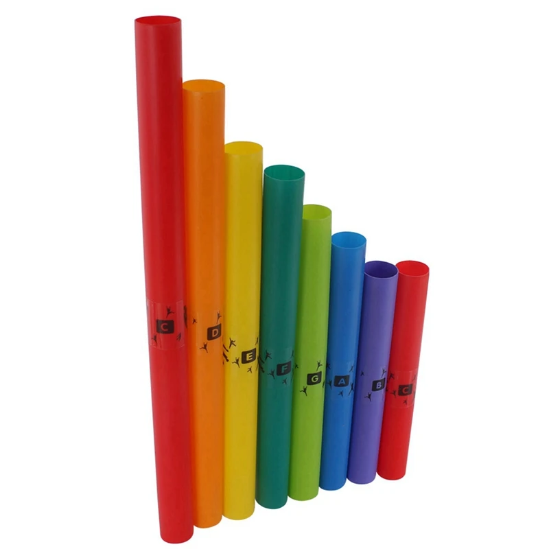 8 Tones C Major Diatonic Scale Set Percussion Instrument Tubes Kids Musical Toys Christmas Gift image 5