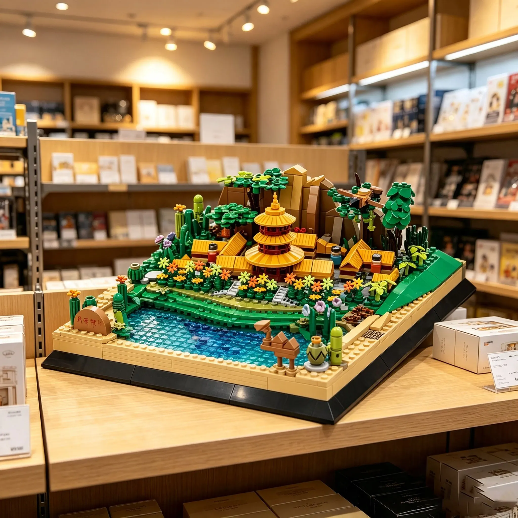Chinese Gansu Dunyutahuasui MOC building blocks toy, 