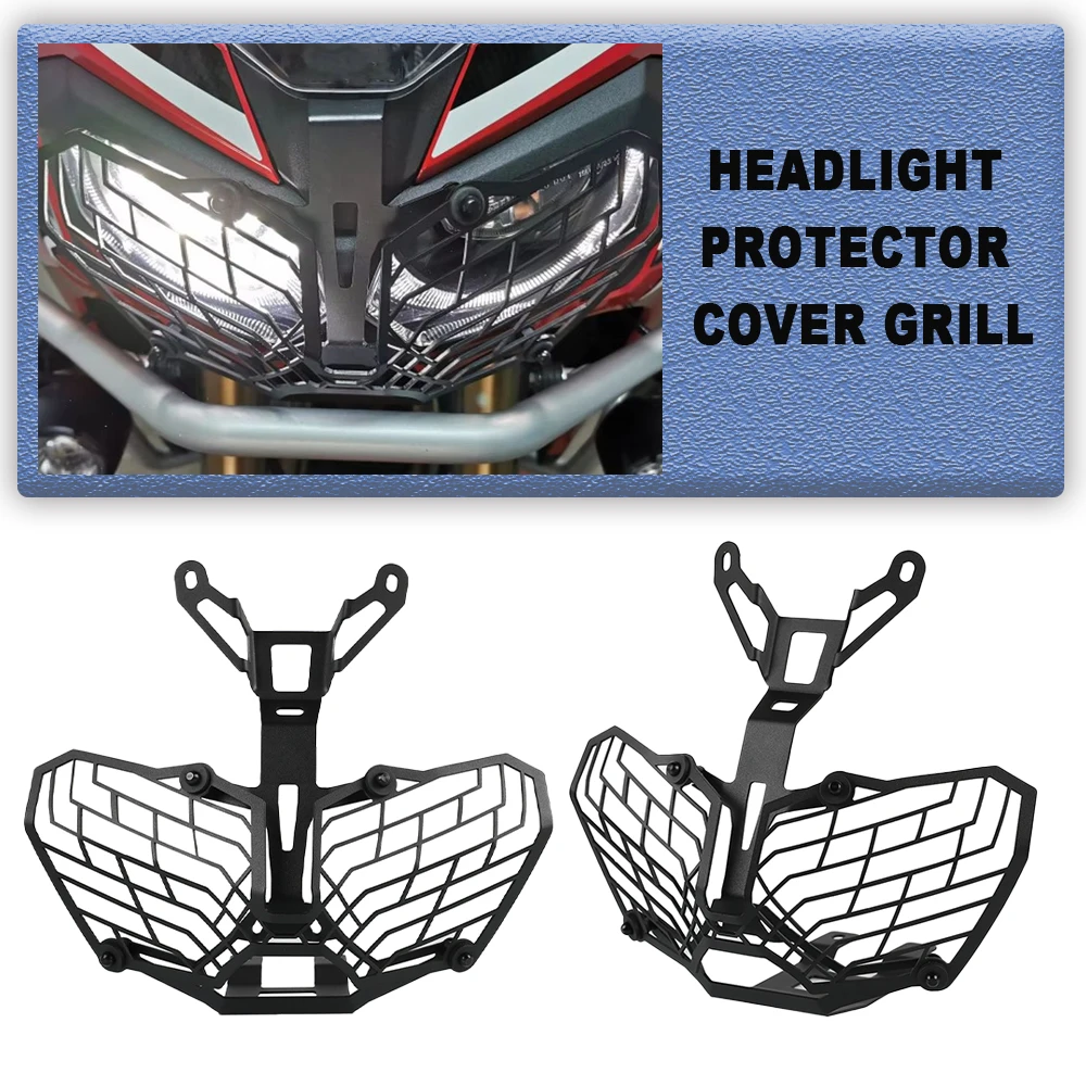 

Motorcycle Headlight Grille Guard Protector Cover For Honda Africa Twin CRF1000L CRF1000 CRF 1000 L 2016 2017 2018 2019 2020