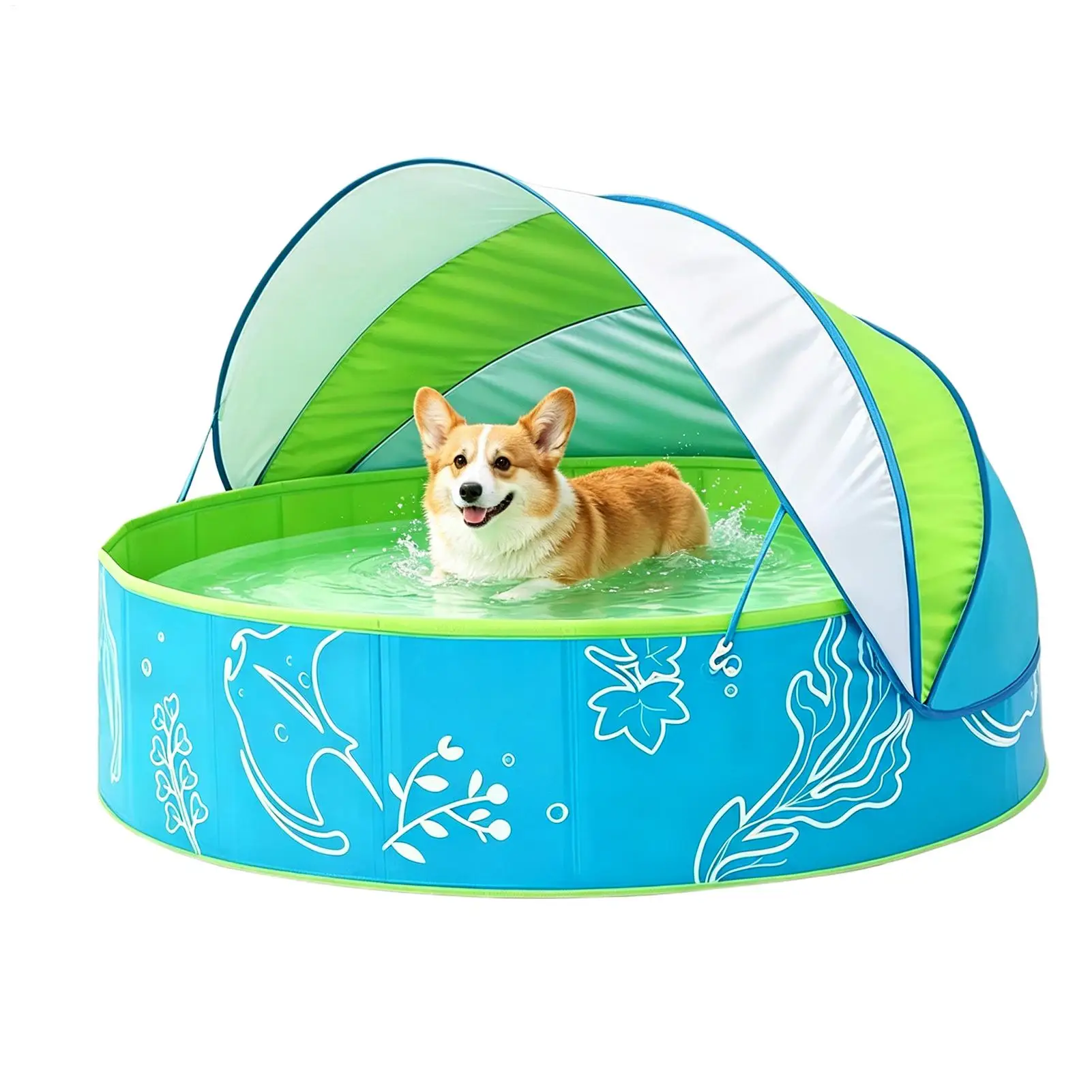 foldable-pool-outdoor-play-summer-ball-pit-with-sunshade-canopy-kiddie-pool-for-vacation-outdoor-garden-backyard-beach-patio