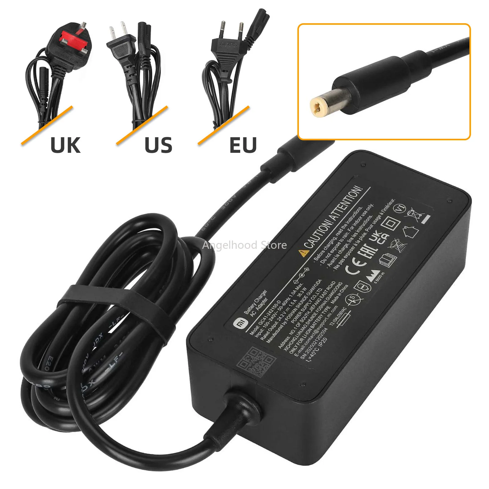 

Для Xiaomi 24.2V1.5 ADC2.1 оригинальное зарядное устройство шнур питания Великобритания США ЕС адаптер питания